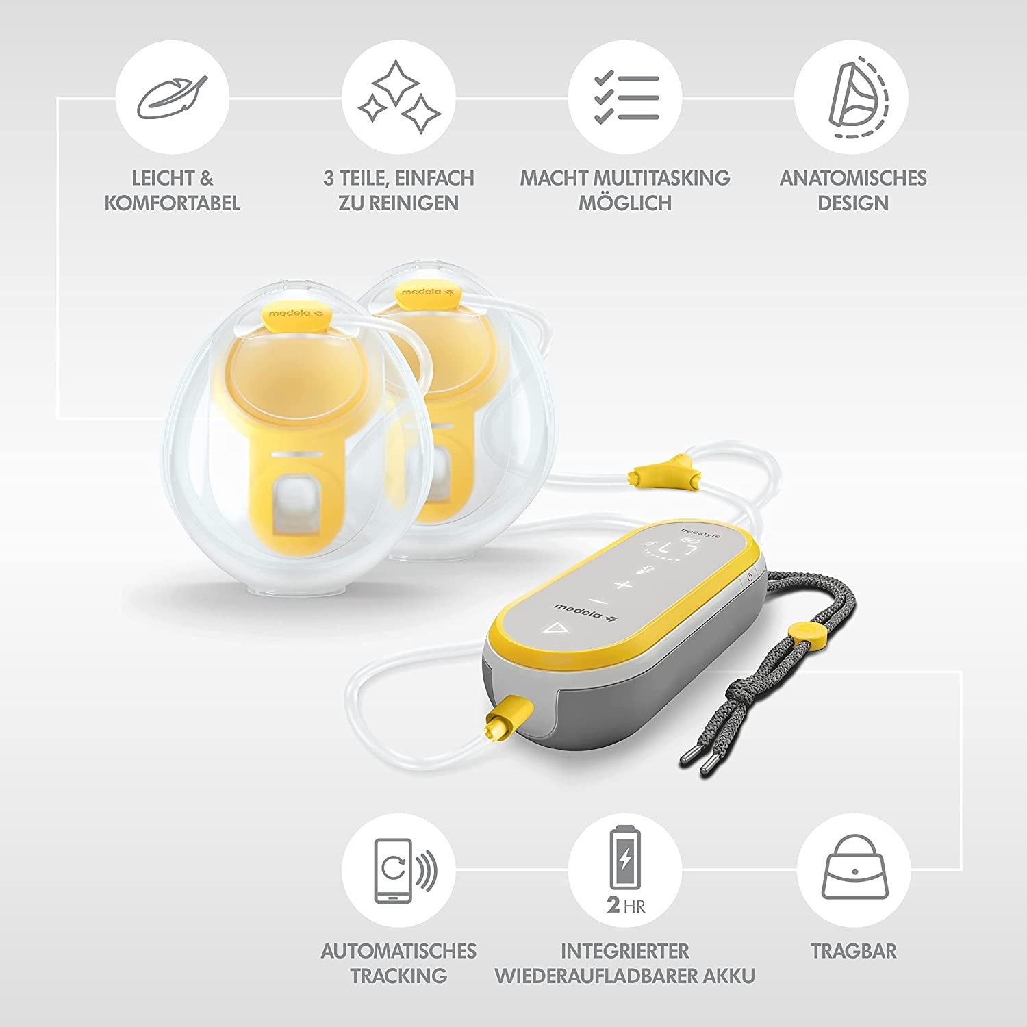 MEDELA Freestyle Flex podwójny LAKTATOR hands-free
