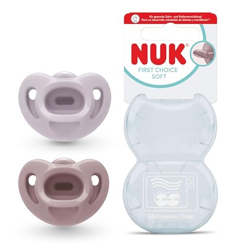 NUK First Choice Soft πιπίλες 2 τεμ. 0-6 μηνών