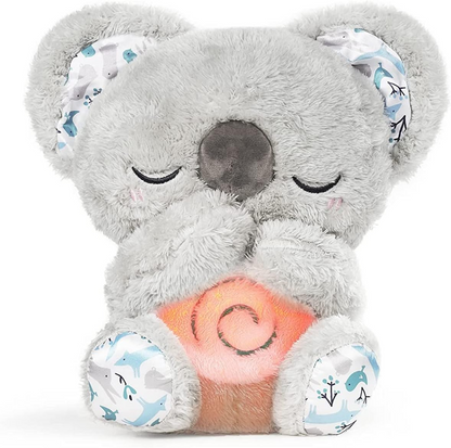 AUBY Υπναρούλης KOALA με κινούμενη κοιλίτσα, νανουρίσματα, φωτάκι 25 cm