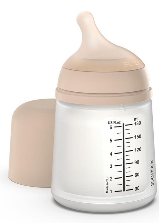 SUAVINEX μπιμπερό ZERO ZERO 180 ml Αργή Ροή (S)