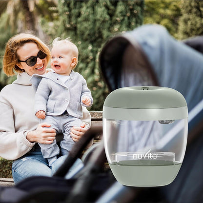 NUVITA MellyPlus 2 φορητός αποστειρωτής UV για πιπίλες μπιμπερό 2 λεπτά