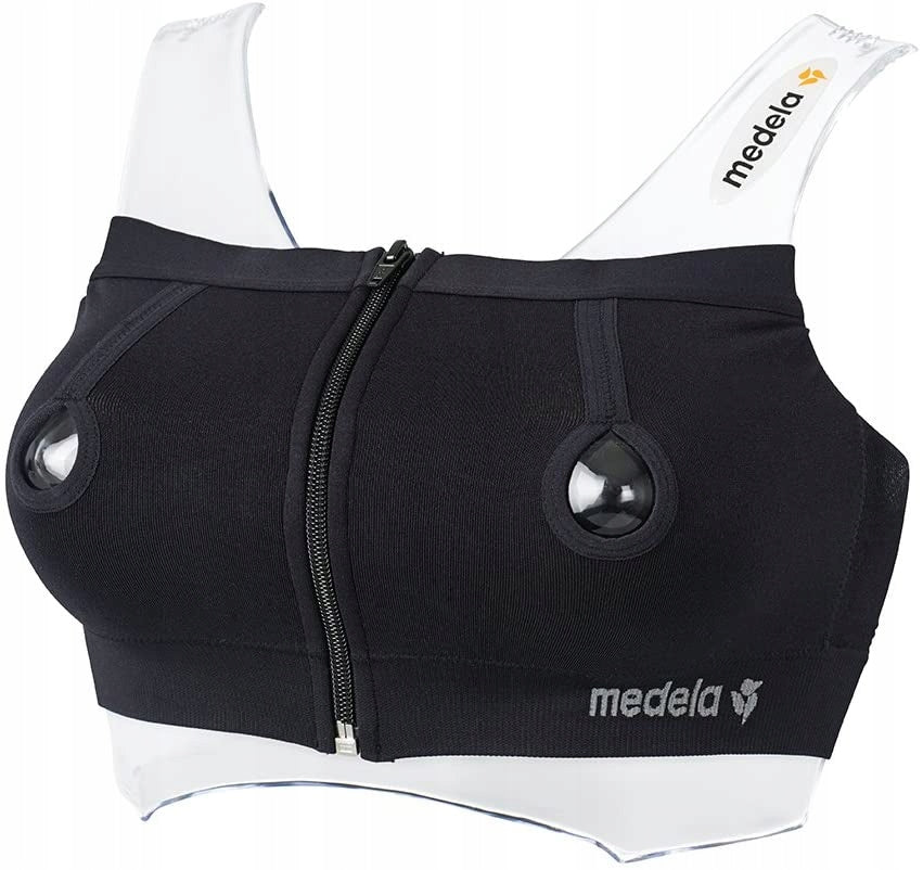 MEDELA gorset do laktatora EASY EXPRESSION M czarny, wygodny do odciągania pokarmu z laktatorami elektrycznymi