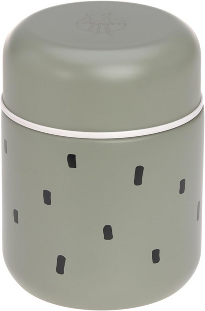 LASSIG Food Jar Happy Prints TERMOS OBIADOWY ze stali nierdzewnej 350 ml