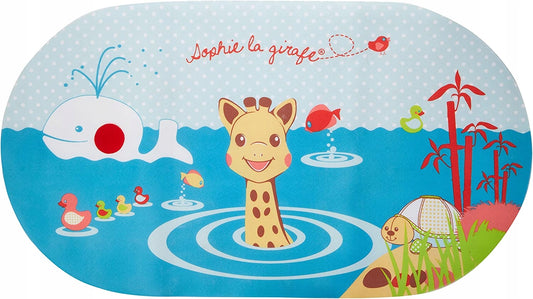 SOPHIE LA GIRAFE covoraș antiderapant pentru baie 39 x 69 cm