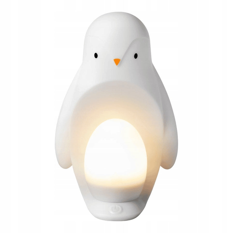 TOMMEE TIPPEE Pingwin 2w1 lampka nocna + przenośna, biała lampka dla dzieci, 18m+