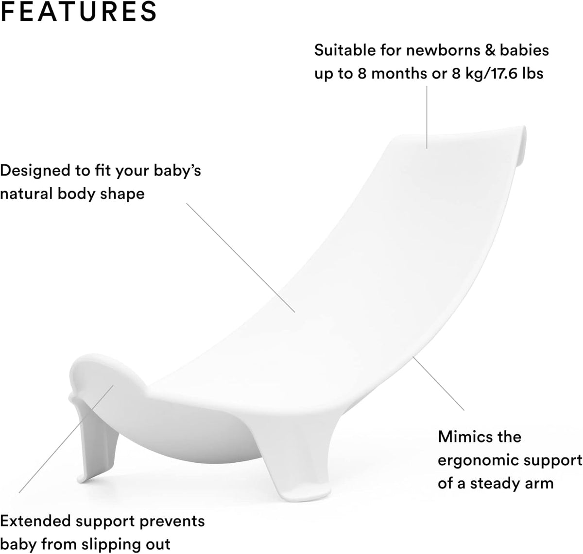 STOKKE FLEXI BATH ένθετο μπάνιου για μωρά 0–8 μηνών