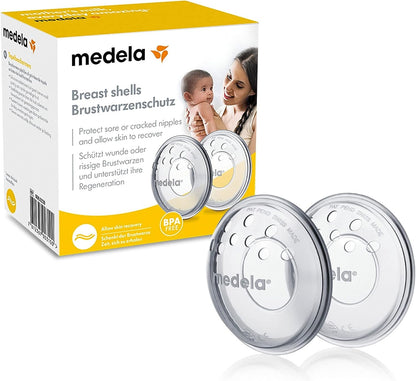 MEDELA muszle ochronne osłonki uniwersalne do ochrony sutków, BPA free, z opakowaniem