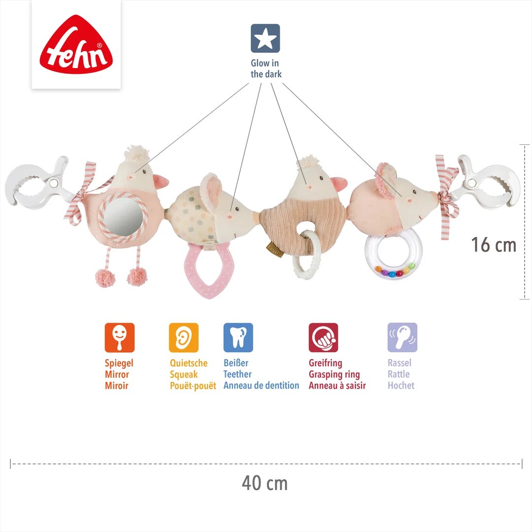 Fehn FehnLand Kinderwagen- und Bettanhänger Bauernhof