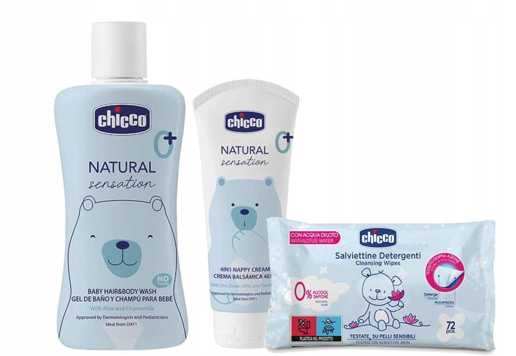 CHICCO Natural plecak torba na pieluchy i akcesoria + kosmetyki