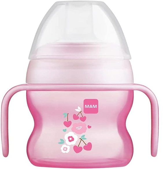 MAM Starter Cup kubek niekapek 150 ml 4 m+ KWIATY