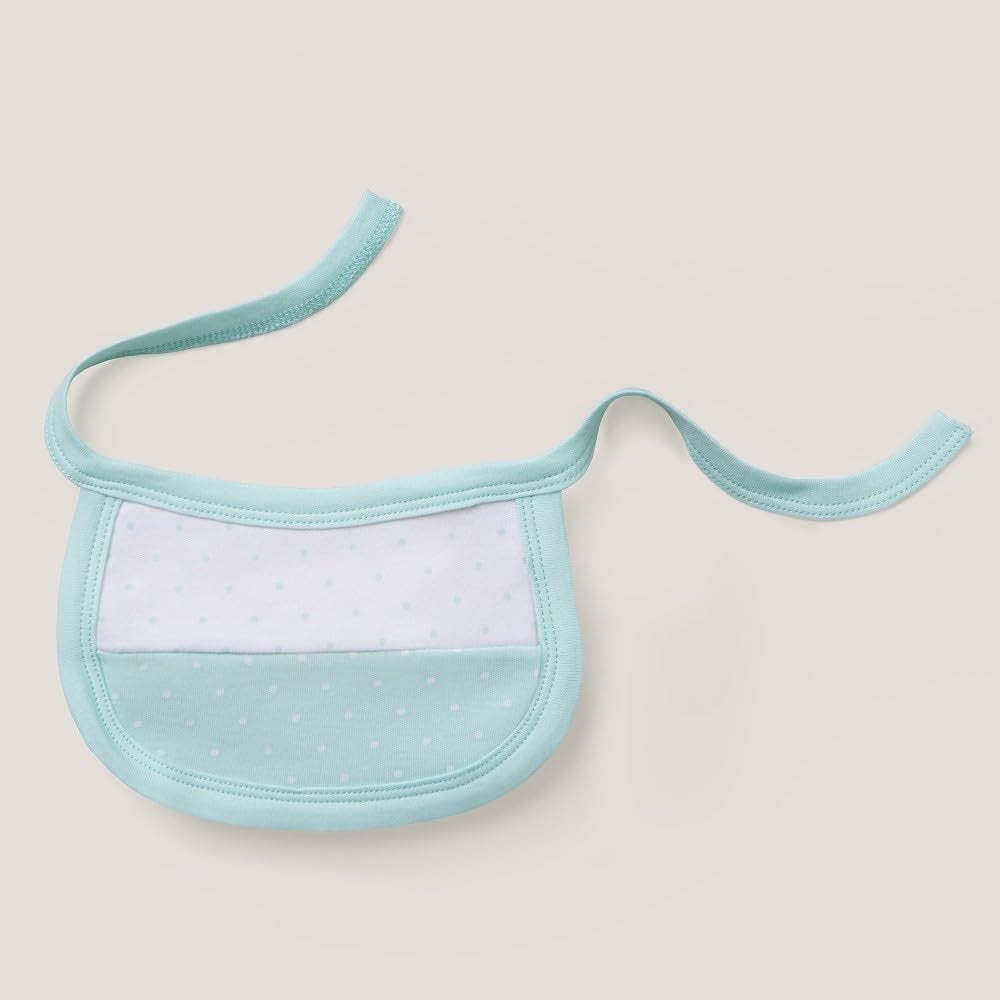 INTERBABY Geschenkset aus Baumwolle Pyjama Mütze Socken Lätzchen Strumpfhose