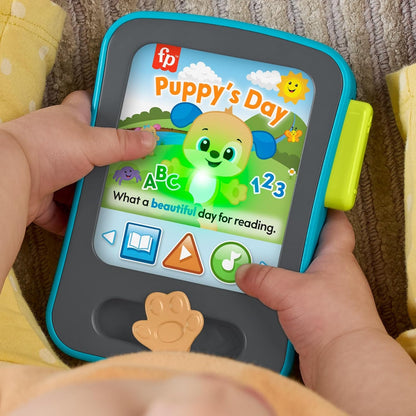 FISHER-PRICE JFK28 συσκευή ανάγνωσης ιστοριών για το κουταβάκι-μαθήτρια σε 3 γλώσσες
