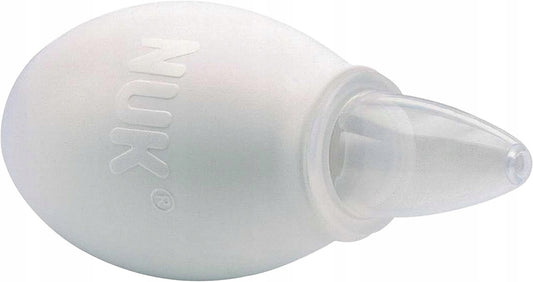 NUKnasal aspiratorage 0 +colour whitewidth 4 cm, height 9 cmfree of harmful substancesnew conditionDamaged