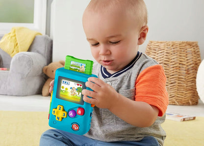 FISHER-PRICE Lil Gamer consolă retro interactivă ÎN LIMBA GERMANĂ