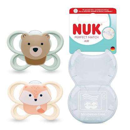 NUK Perfect Match Air pacifiers 0-6m x2