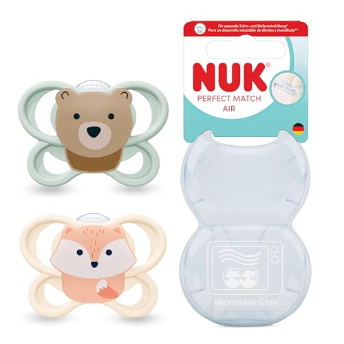 NUK Perfect Match Air πιπίλες 0-6 μηνών x2