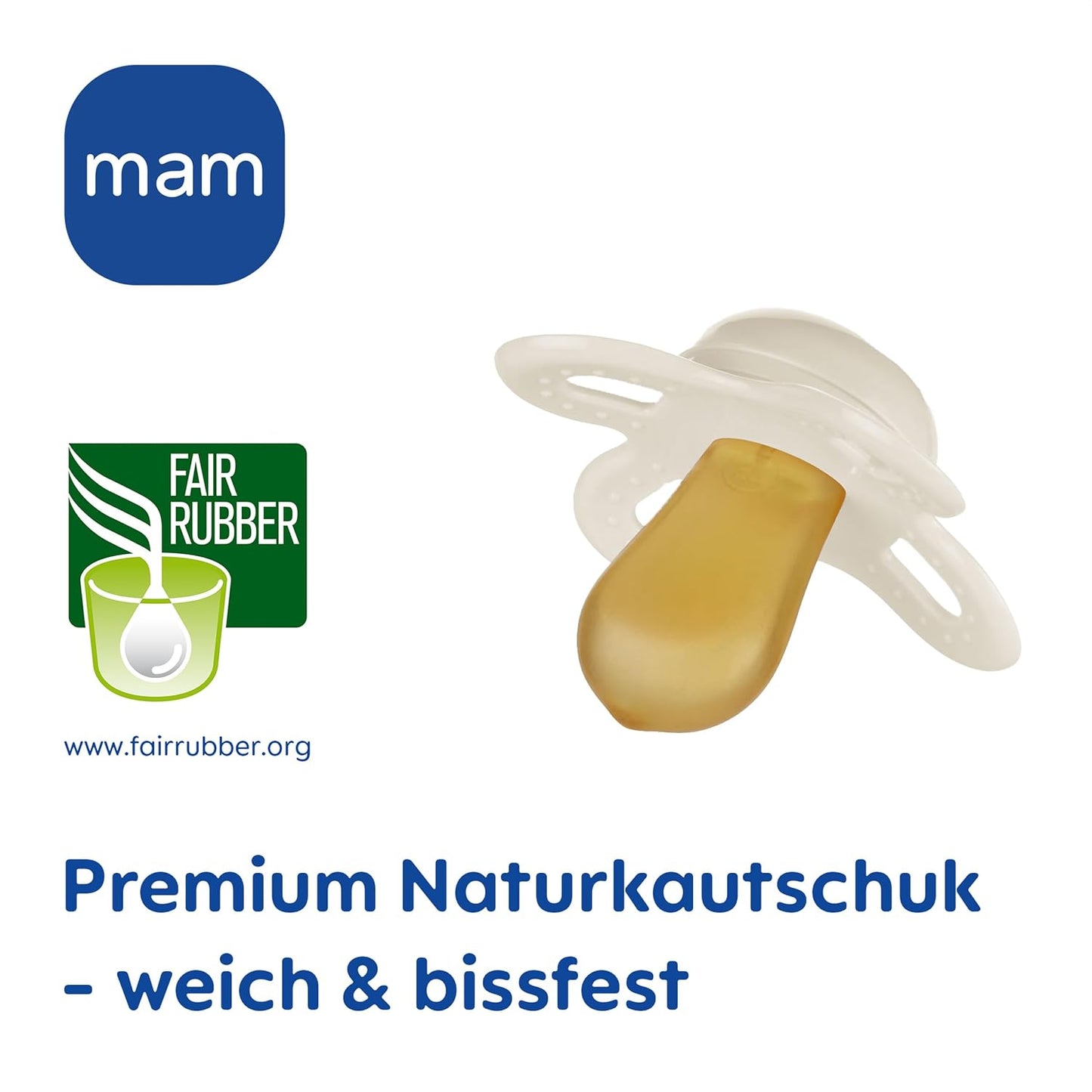 MAM Original latex pacifier x2, 6–16 months