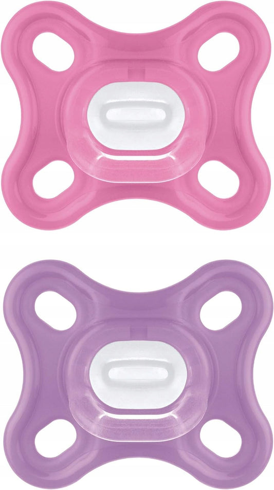 MAM Comfort πιπίλα για πρόωρα μωρά, νεογέννητα, x2, 0 μηνών+