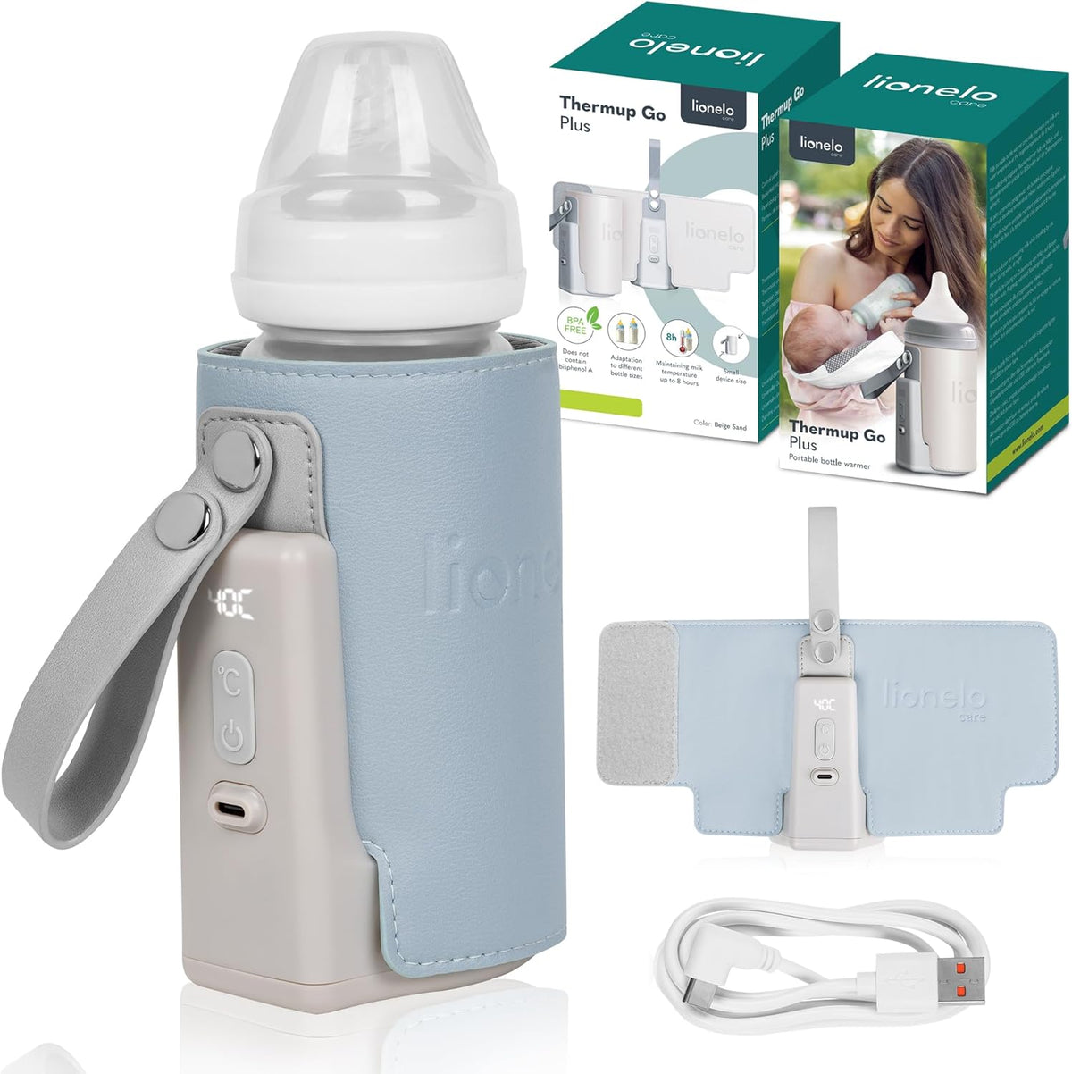 LIONELO Thermup GO PLUS φορητός θερμαντήρας ταξιδιού