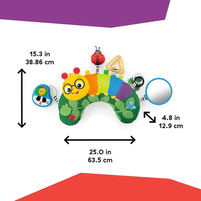 Μαξιλάρι παιχνιδιού BABY EINSTEIN για την κοιλιά, κάμπια 0+
