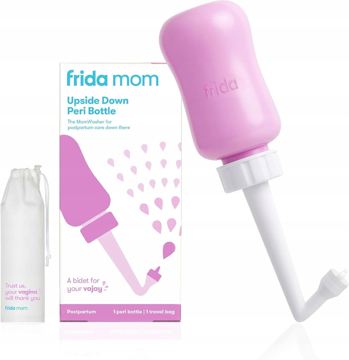 FRIDA Mom Μπουκάλι περιποίησης περινέου Peri 295 ml + θήκη