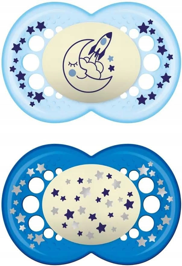 MAM Original Night πιπίλα εφησυχασμού x2 16μ+ ΛΑΤΕΞ