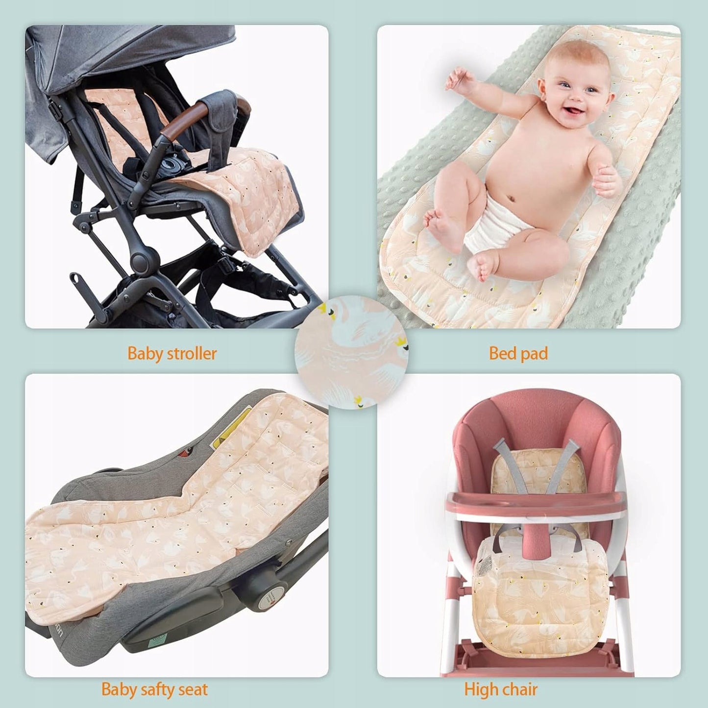 MIRACLE BABY uniwersalna wkładka do wózków spacerowych