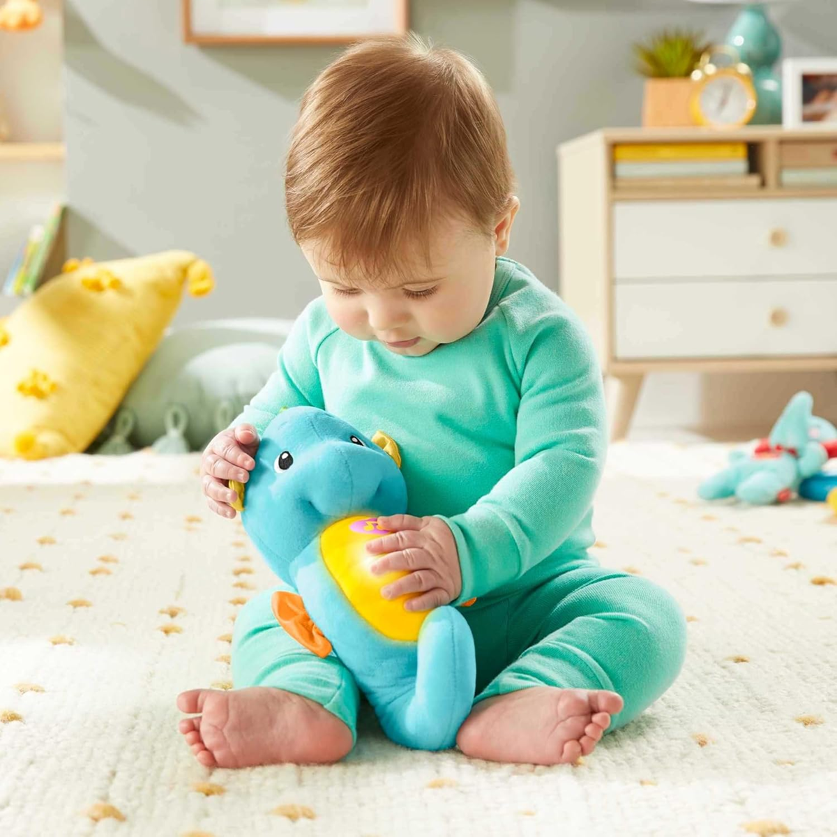 FISHER-PRICE Λούτρινο ζωάκι με μελωδίες, ήχους και φως ΙΠΠΟΚΑΜΠΟΣ