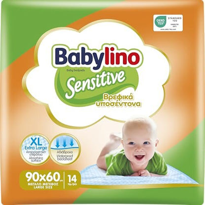 Babylino Sensitive υποστρώματα αλλαγής 90 επί 60 cm x14