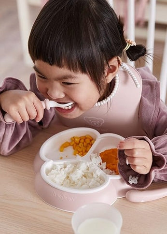 BABYBJORN σαλιάρα σιλικόνης με τσέπη x2