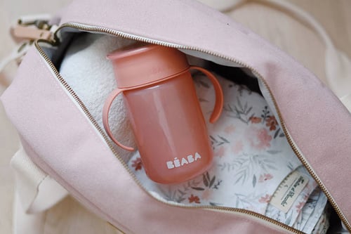 Béaba εκπαιδευτικό ποτηράκι 360 pink 340 ml 12m+