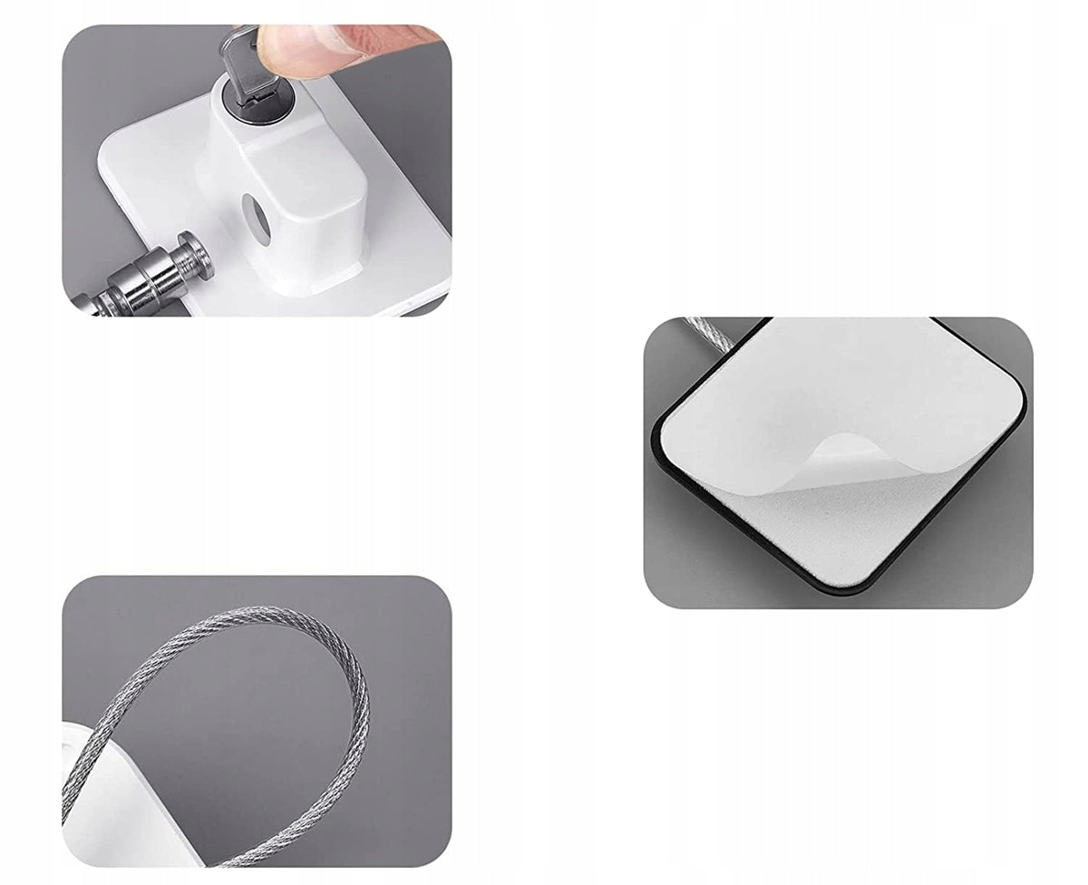 CHILD SAFETY LOCKprotection of cupboards, drawers, fridges, cookerscolour whitedimensions indicated in one of