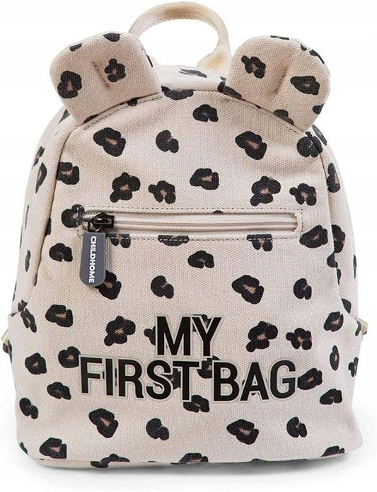 CHILDHOME My First Bag ΣΑΚΙΔΙΟ ΠΛΑΤΗΣ για παιδιά LEOPARD