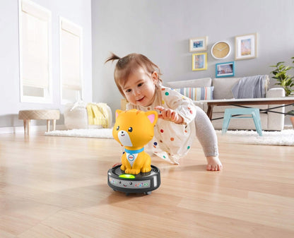 FISHER-PRICE GMX70 Γάτα που οδηγεί ρομποτική σκούπα, μελωδίες και φώτα