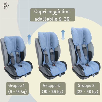 BABY IDEA κάλυμμα για κάθισμα αυτοκινήτου ΠΑΝΤΟΤΕΛΕΙΟ GR1/2/3