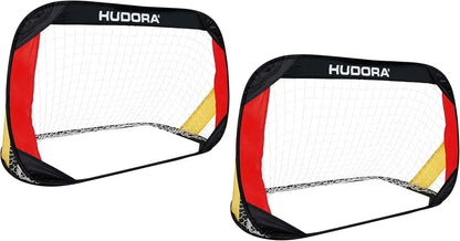 HUDORA πτυσσόμενες εστίες ποδοσφαίρου 120x80x80 εκ. 2 τεμάχια + θήκη