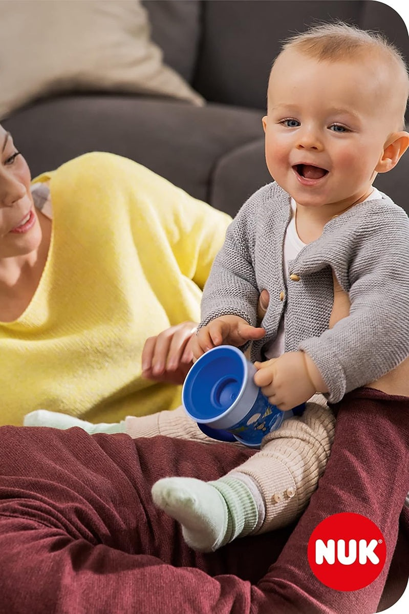 NUK Mini Magic Cup kubek niekapek świecący w ciemności 360° 160 ml 6 m+