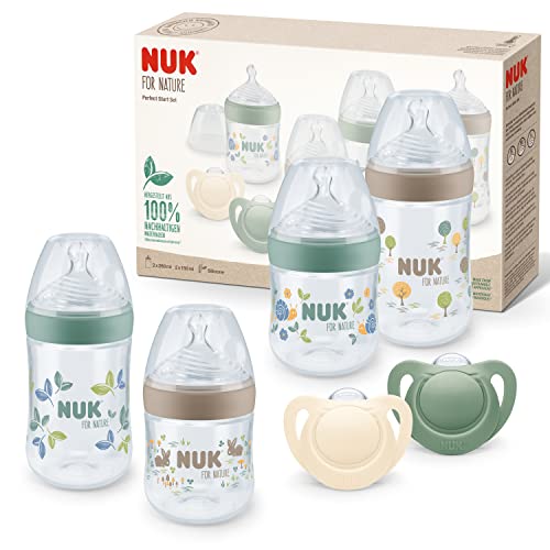 NUK for Nature Perfect Start σετ μπιμπερό και πιπίλες 0–6 μηνών – εικόνα 2