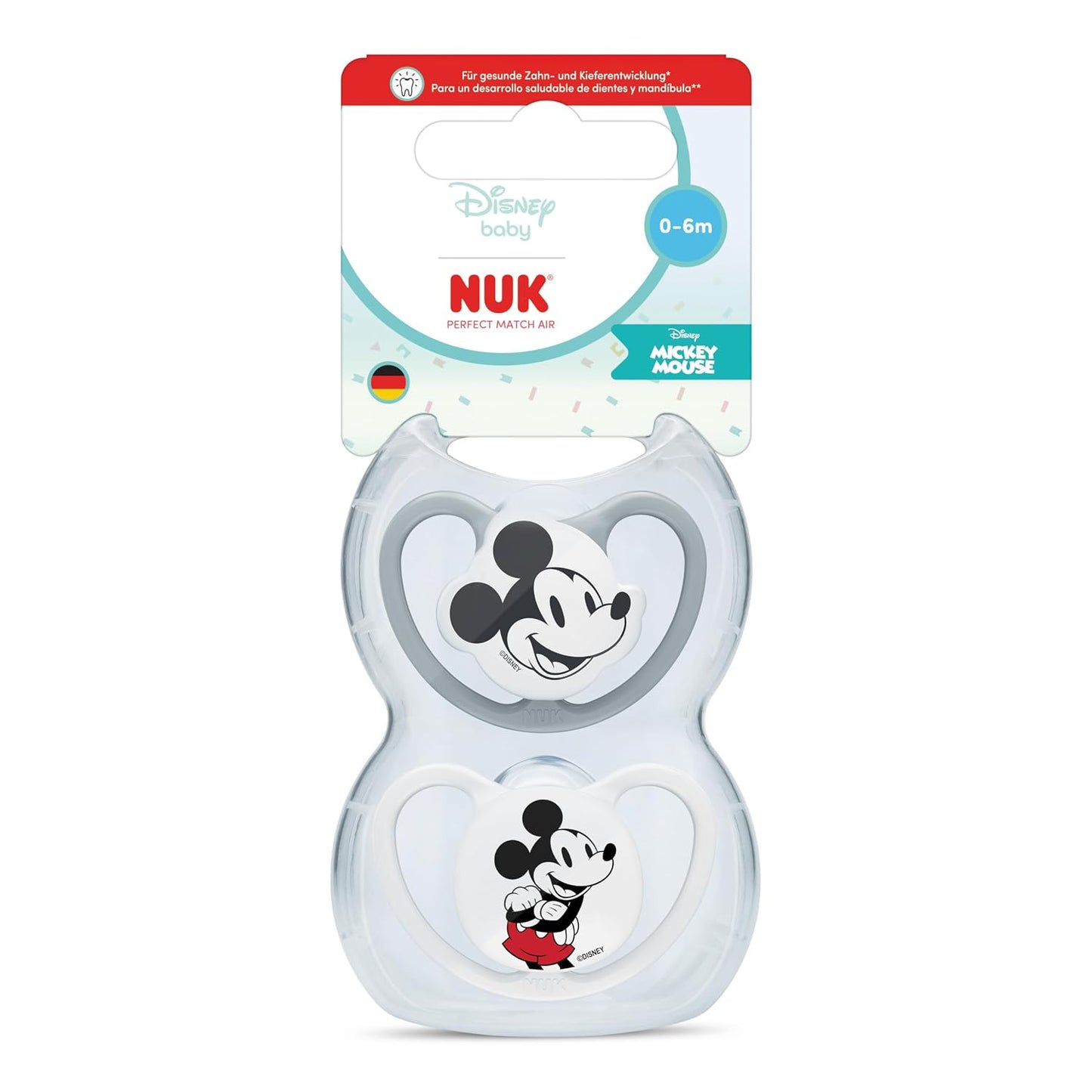 NUK Perfect Match Air pacifier 0-6m x2 DISNEY
