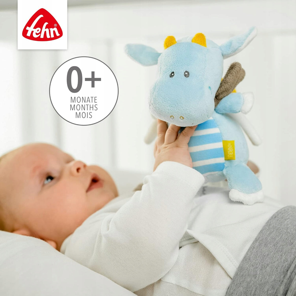FEHN Malý hrad závesný drak 17 cm s hracím strojčekom