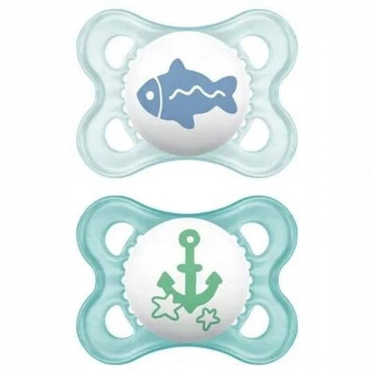 MAM ORIGINAL smoczek uspokajający 2-6m box steryli KAUCZUK