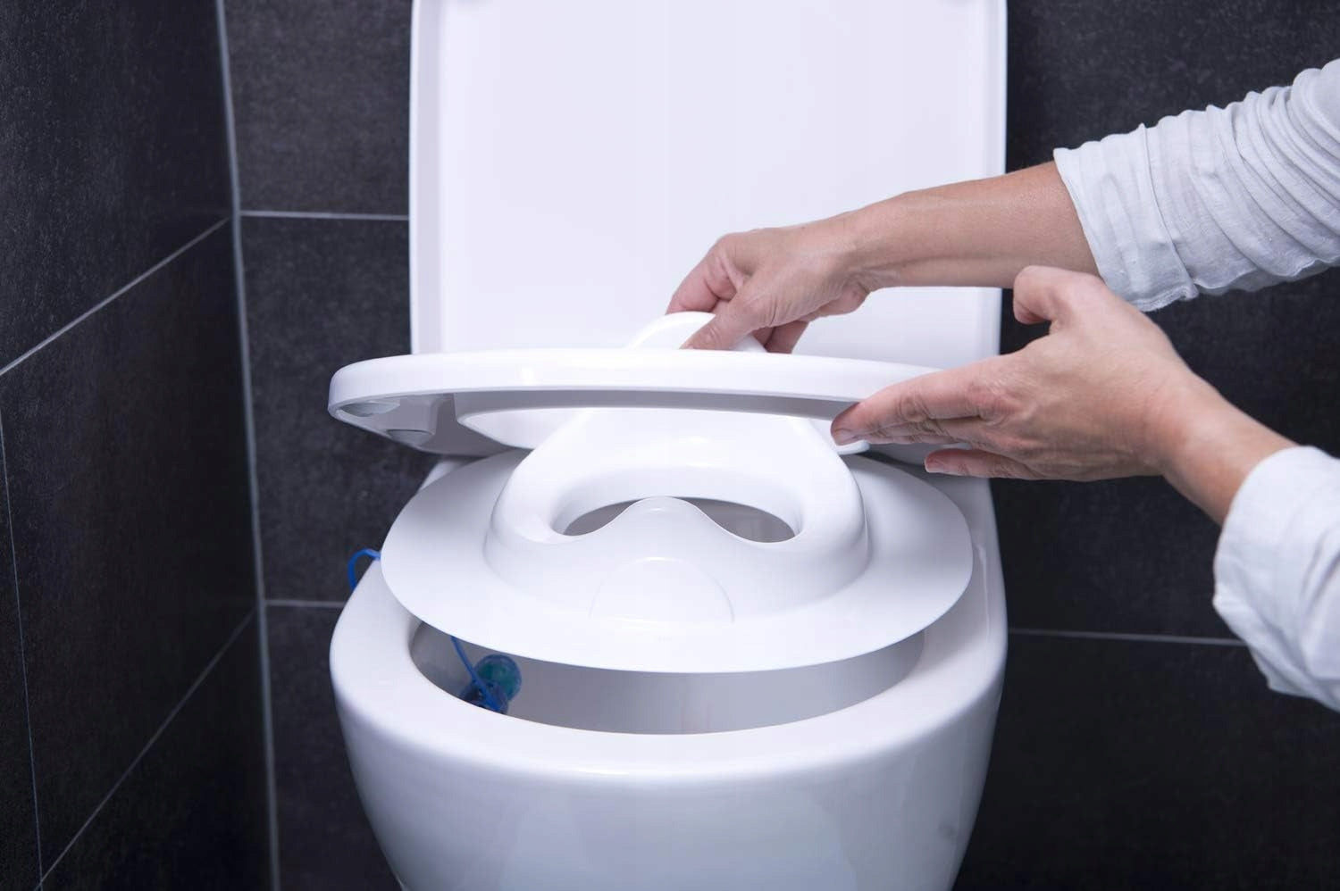 ROTHO Bella Bambina reductor pentru toaletă, 24 luni+, gri