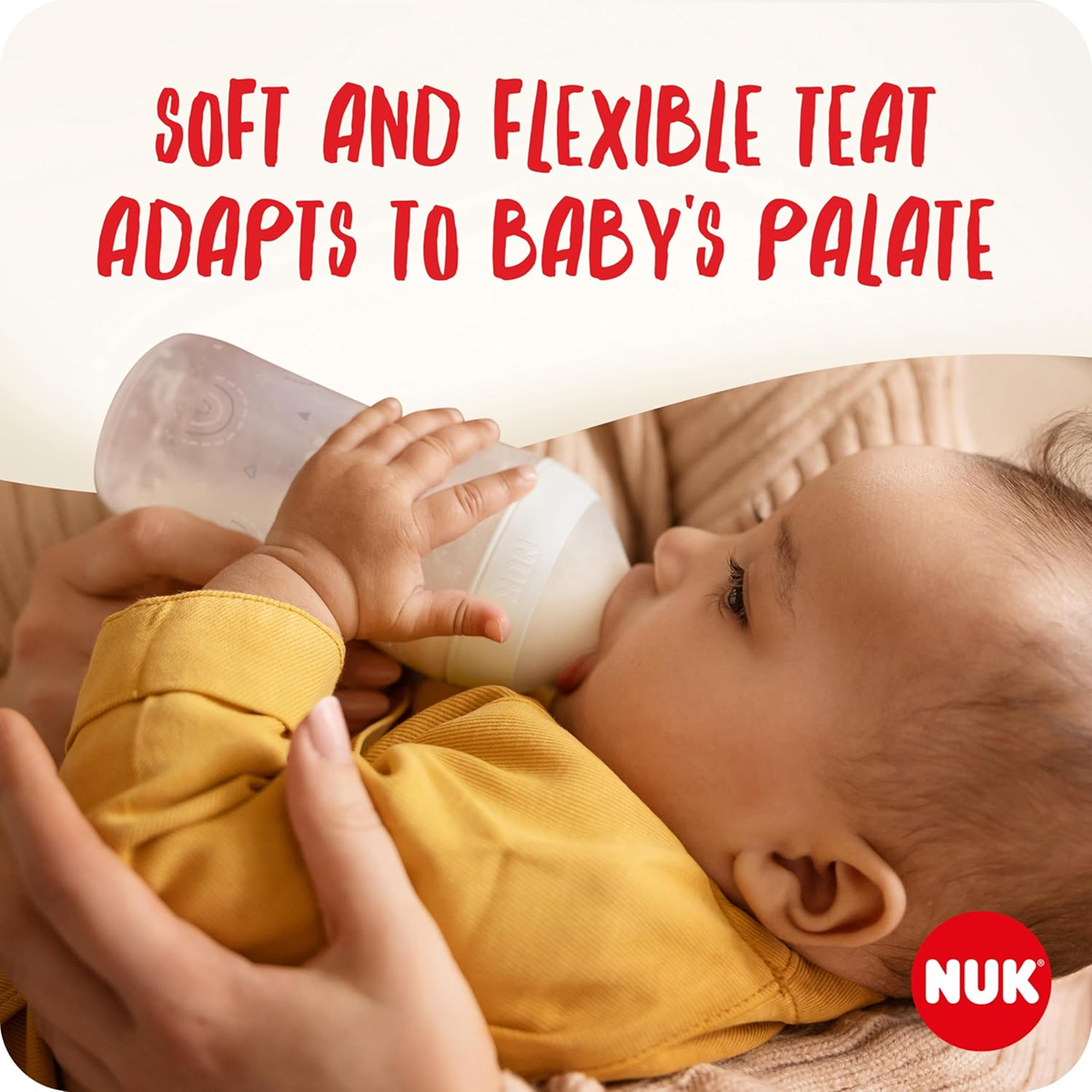 NUK Perfect Match Rainbow set de început cu biberoane 150 / 260 ml 3 luni+