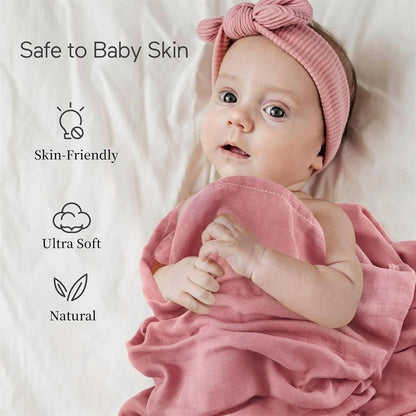 MOMCOZY Μουσελίνες αγκαλιάς x4 μπαμπού βαμβάκι 120x120