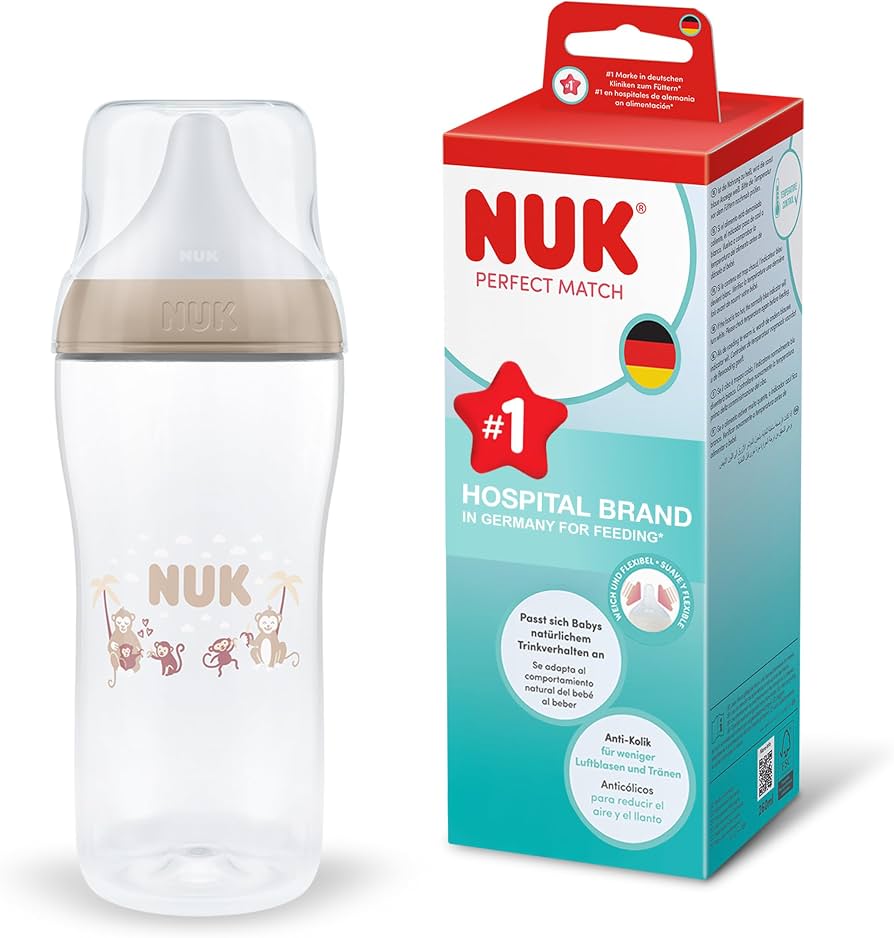 NUK Perfect Match biberon anticolici 360 ml 8m+
