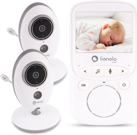 LIONELO Babyline 5.1 monitor electronic pentru bebeluși 2,4" VOX + 2 camere