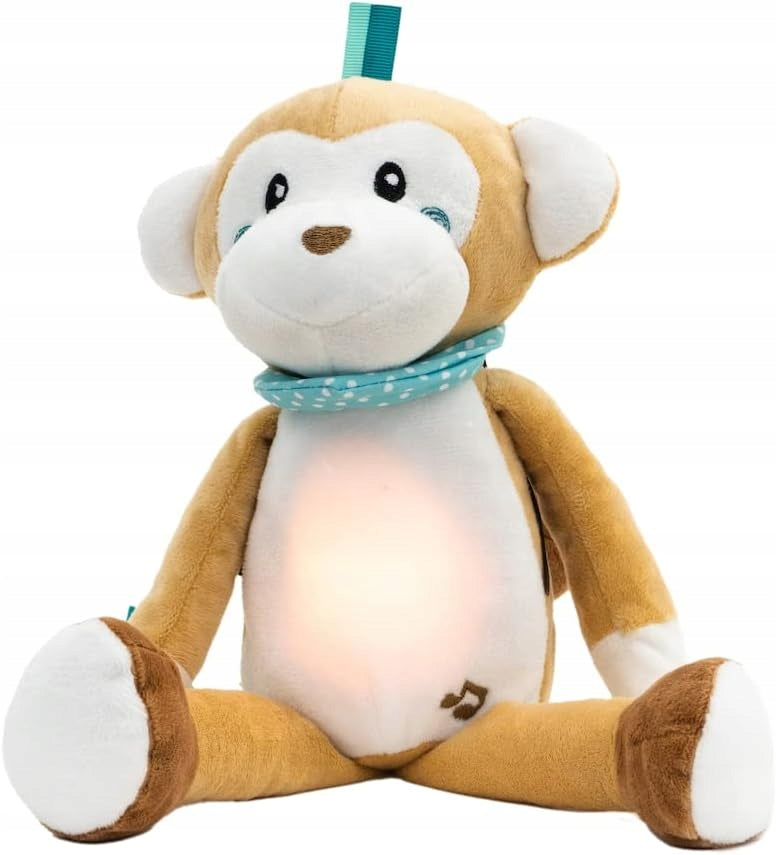 INNOGIO GIO-881 przytulanka ze światełkiem i 10 dźwiękami MAŁPA LUCY 35 cm
