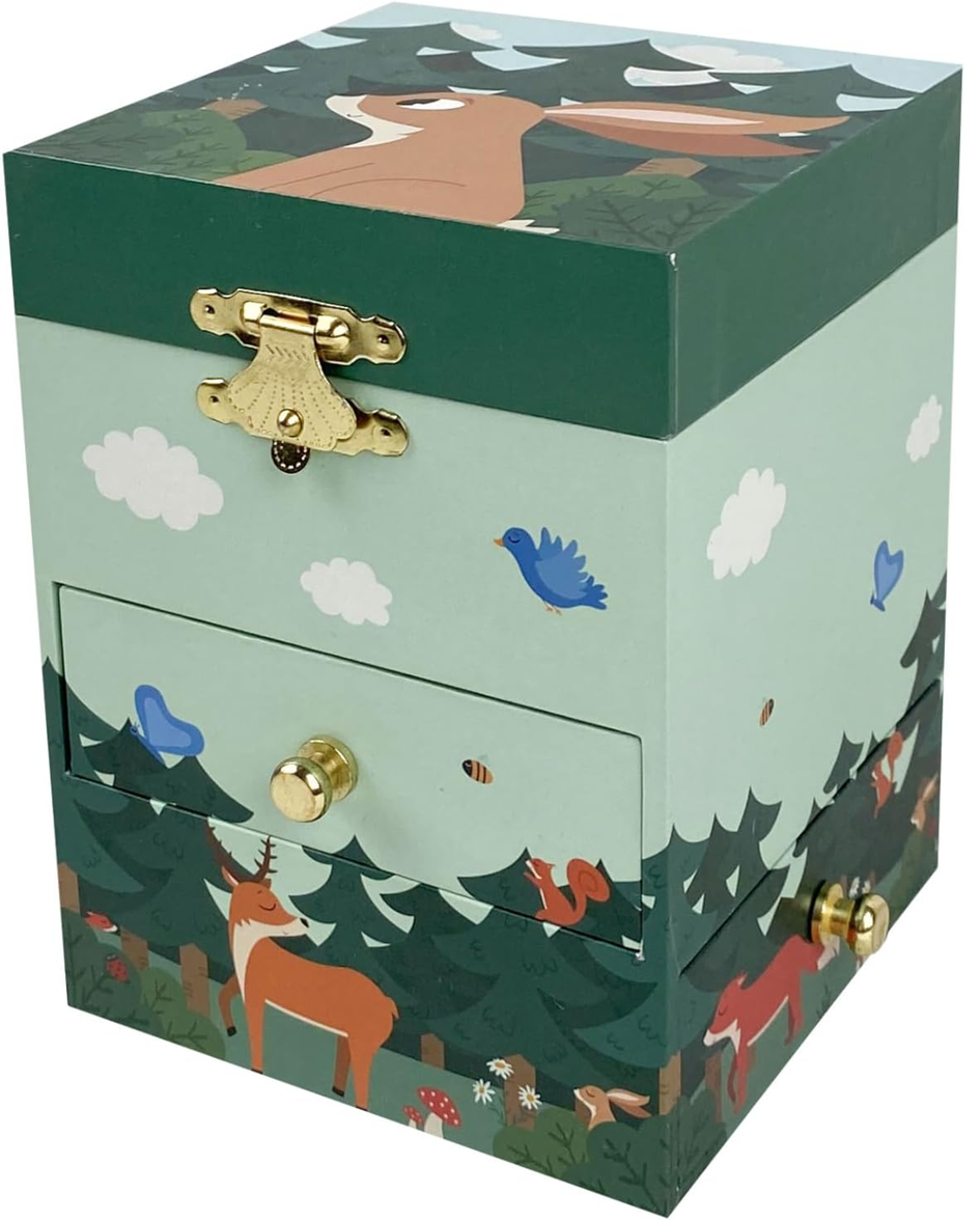 TROUSSELIER Deer winding music box