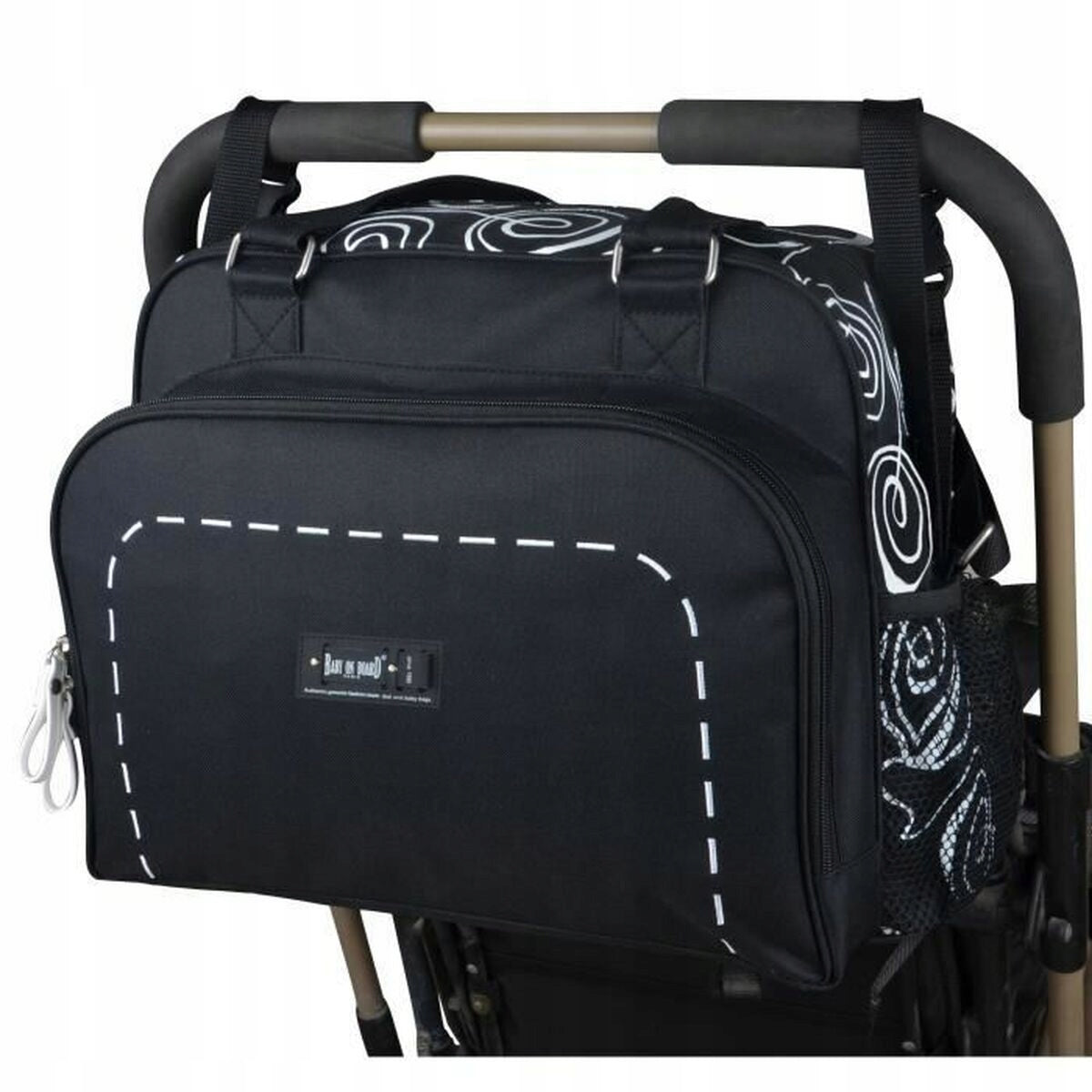 BABY ON BOARD torba na pieluchy i akcesoria SIMPLY SWIRL