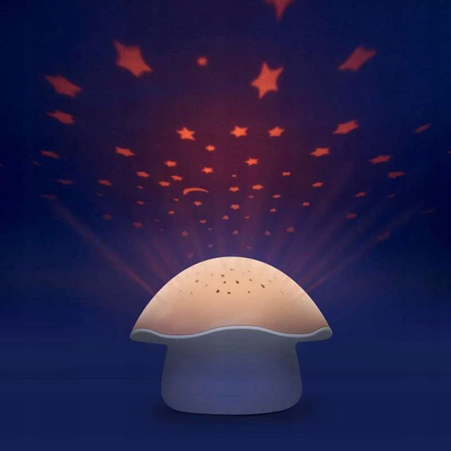 PABOBO Mushroomstar projectorage 0 +colour orange and whitewidth 14.5 cm, height 11.5 cmbatteries 3 x AA (not